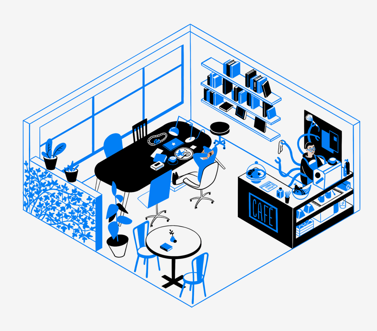 Ilustración 'de la Coffe'